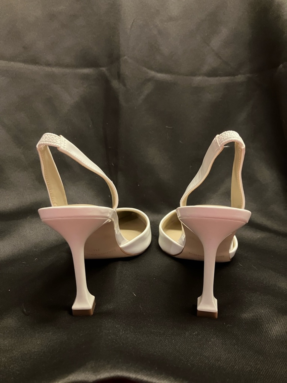 Marc Fisher Hadya Slingback Pump, White, 7M, White - Picture 10 of 15